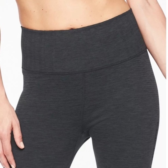 ATHLETA Halasana Seamless 7/8 Tight Size Medium Charcoal Gray - Picture 3 of 10